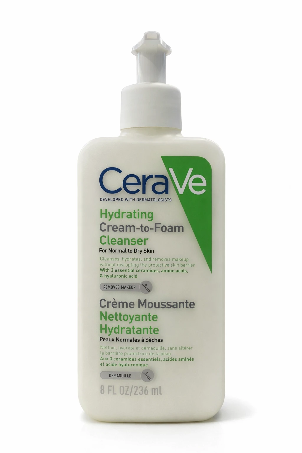 CeraVe Hydrating Cream-to-Foam Cleanser