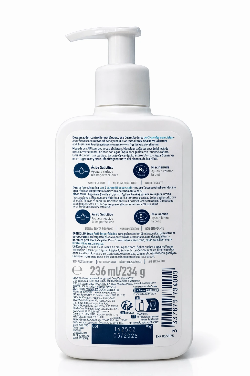 CeraVe Limpiador Control Imperfecciones 236 ml