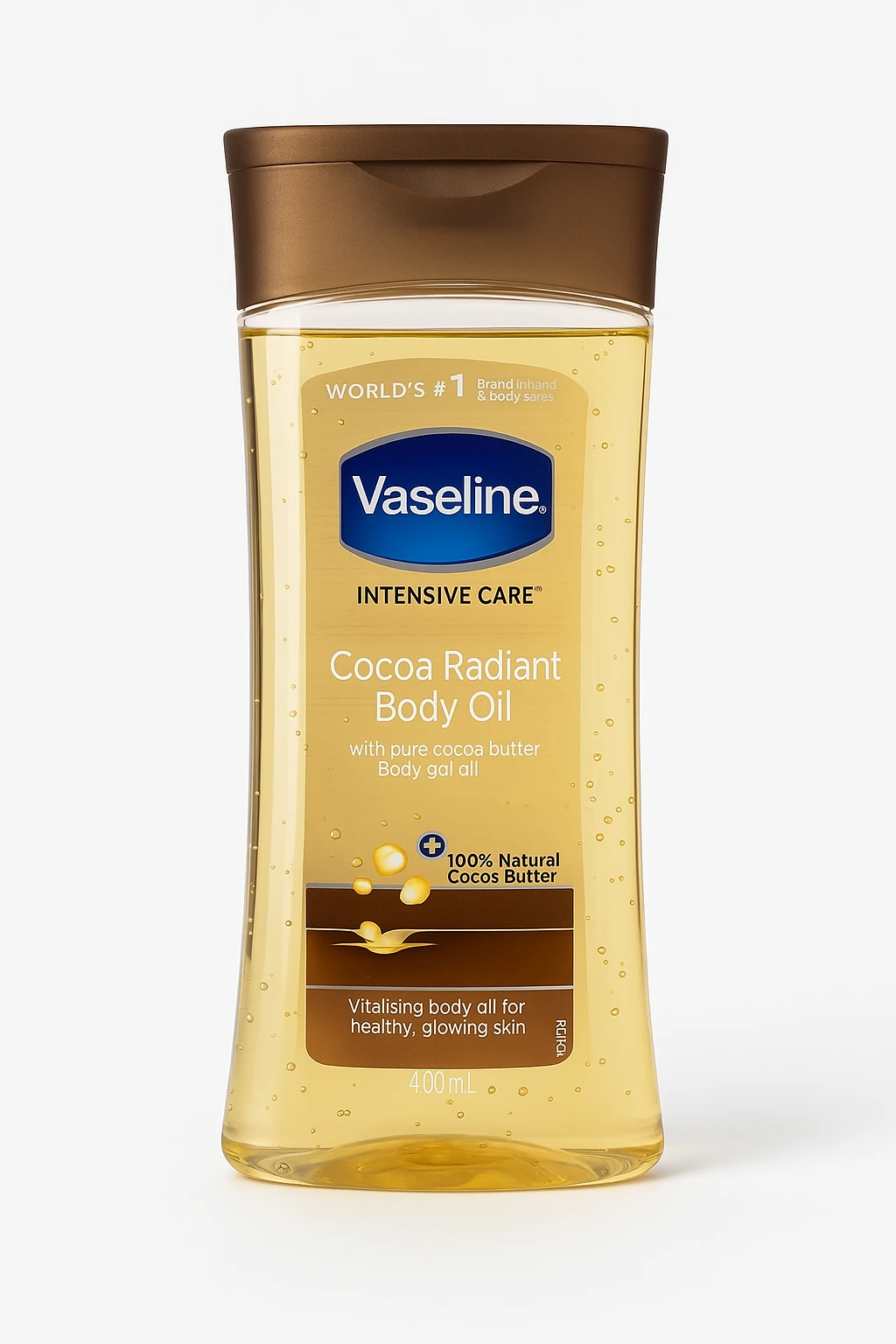 Vaseline Intensive Care Cocoa Radiant Body Oil 400ml