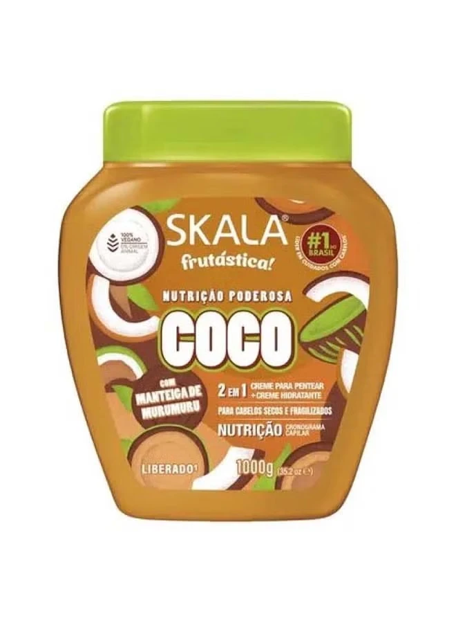 Óleo de Coco Conditioning Cream | Ideal for Smooth, Frizzy, Dry, Curly, Oily, Weak &