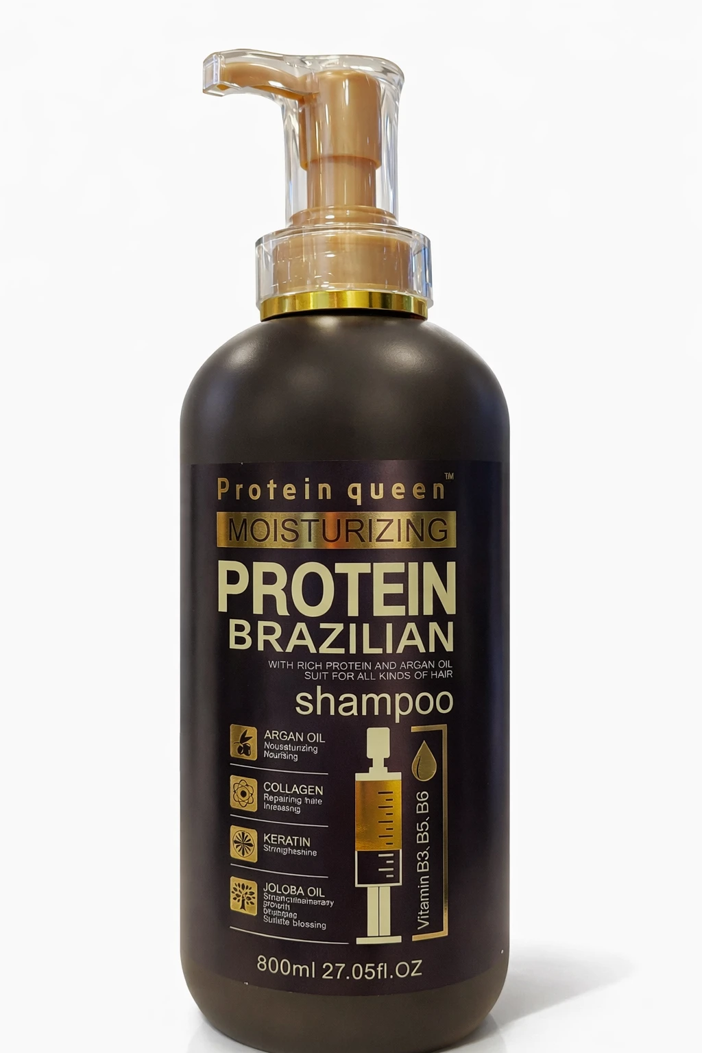 Protein Queen Moisturizing Protein Brazilian Shampoo
