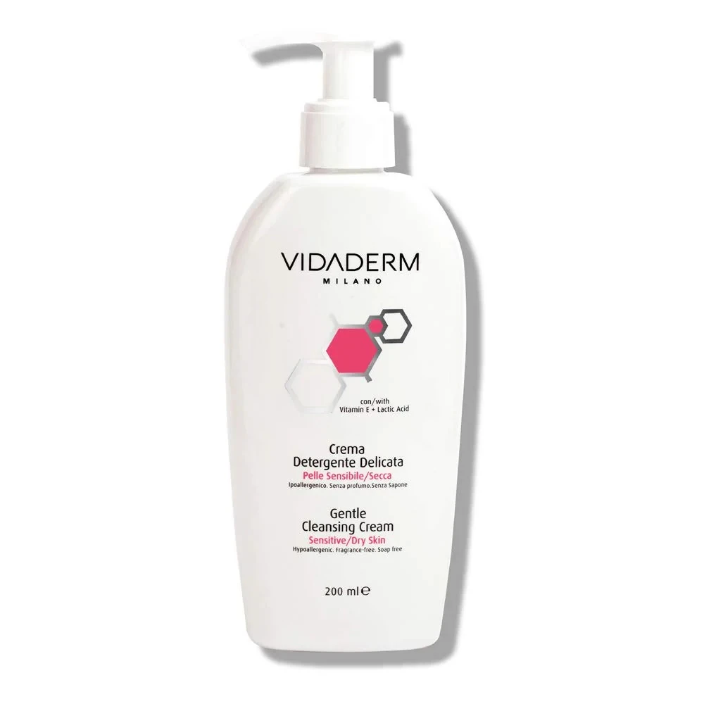 VIDADERM Gentle Cleansing Cream – Hydrating Face Wash