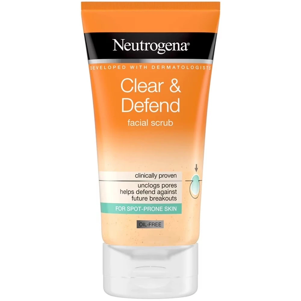 Neutrogena Clear & Defend Facial Scrub 5oz / 150ml