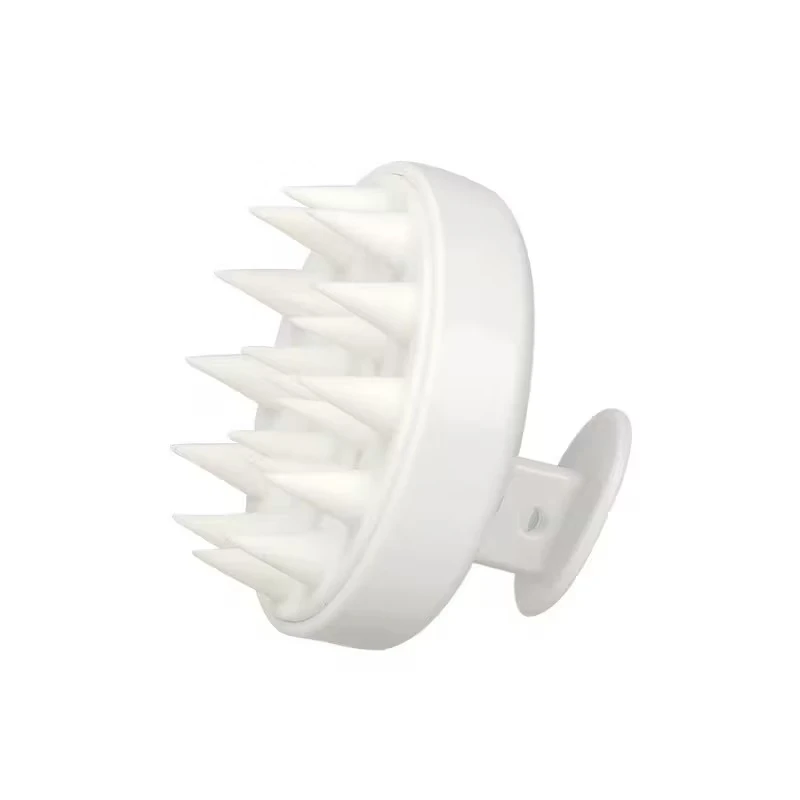 Scalp Massager Brush For Hair Care And Head Relaxation - White
