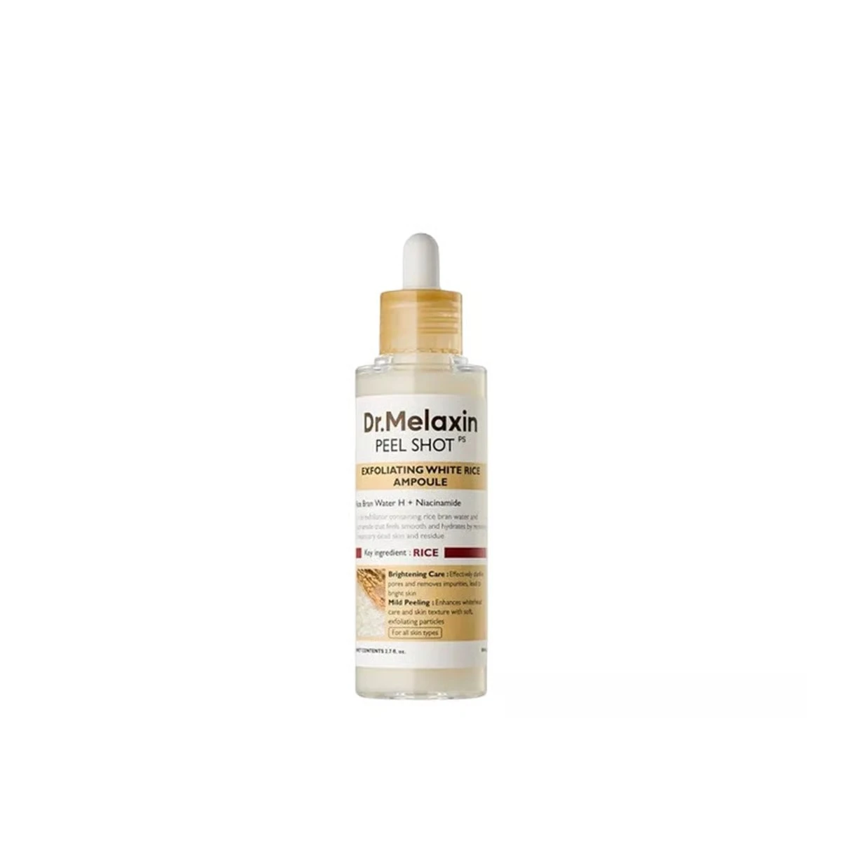 Dr. Melaxin Peel Shot Exfoliating White Rice Ampoule