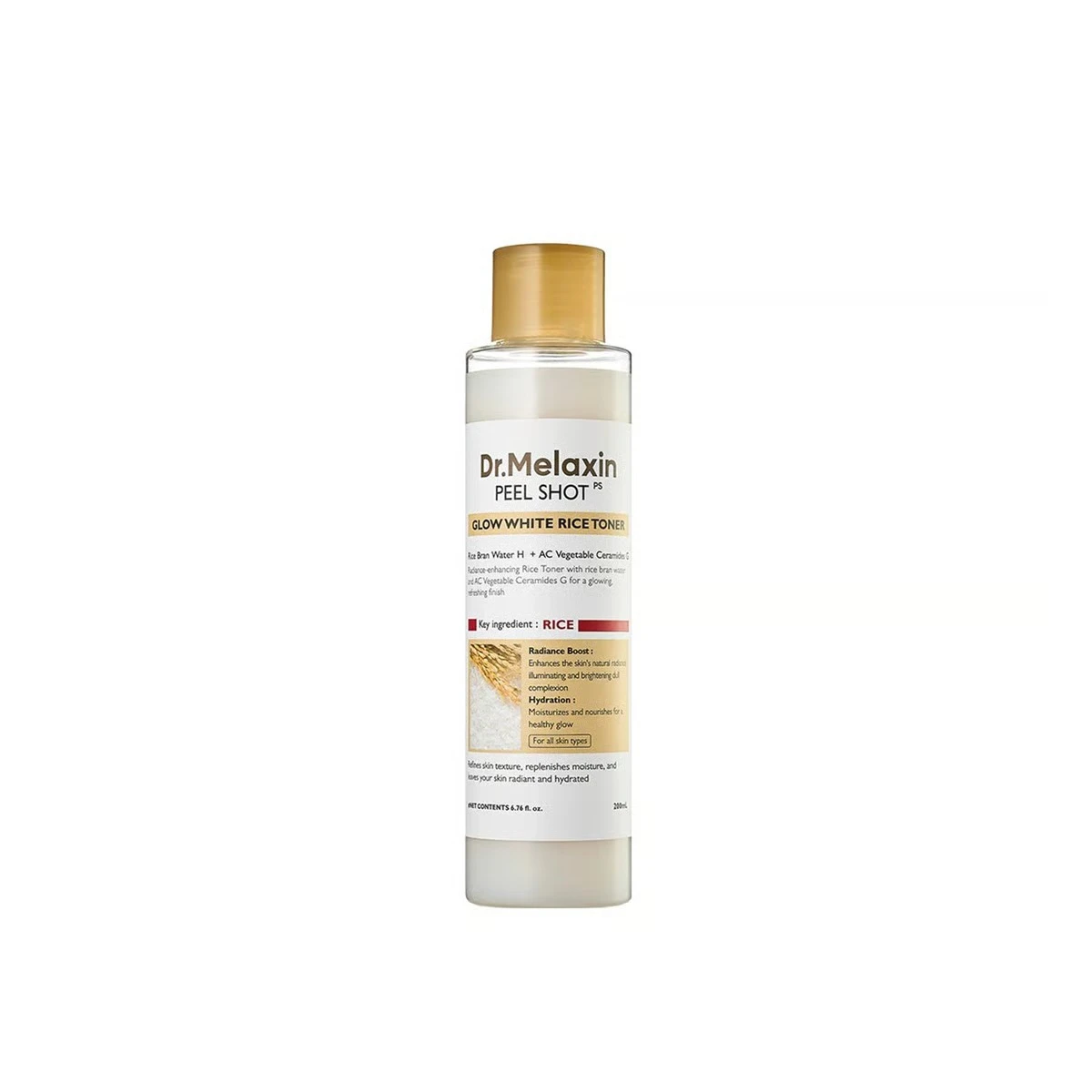 Dr. Melaxin Peel Shot Glow White Rice Toner
