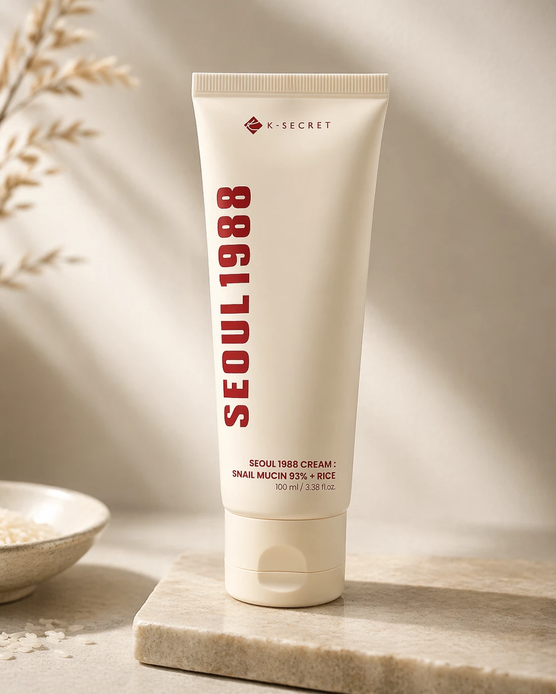 K-Secret Seoul 1988 Cream Snail Mucin 93% + Rice