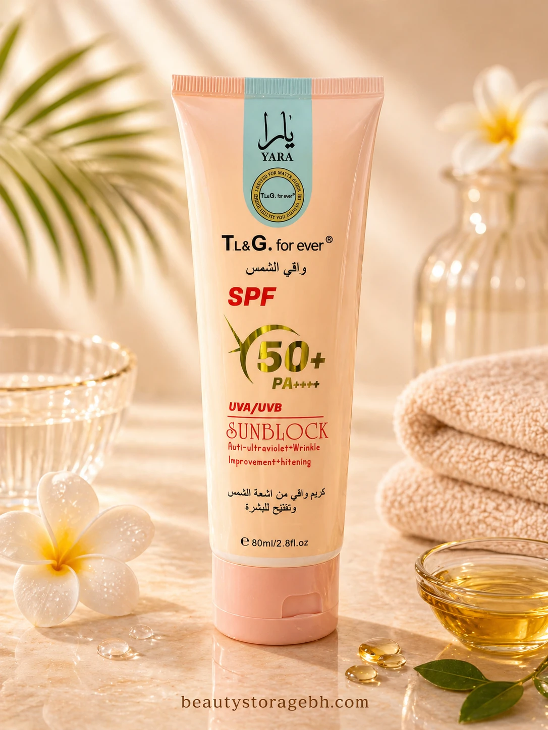 T L&G Forever YARA SPF 50+ PA+++ Sunblock Cream