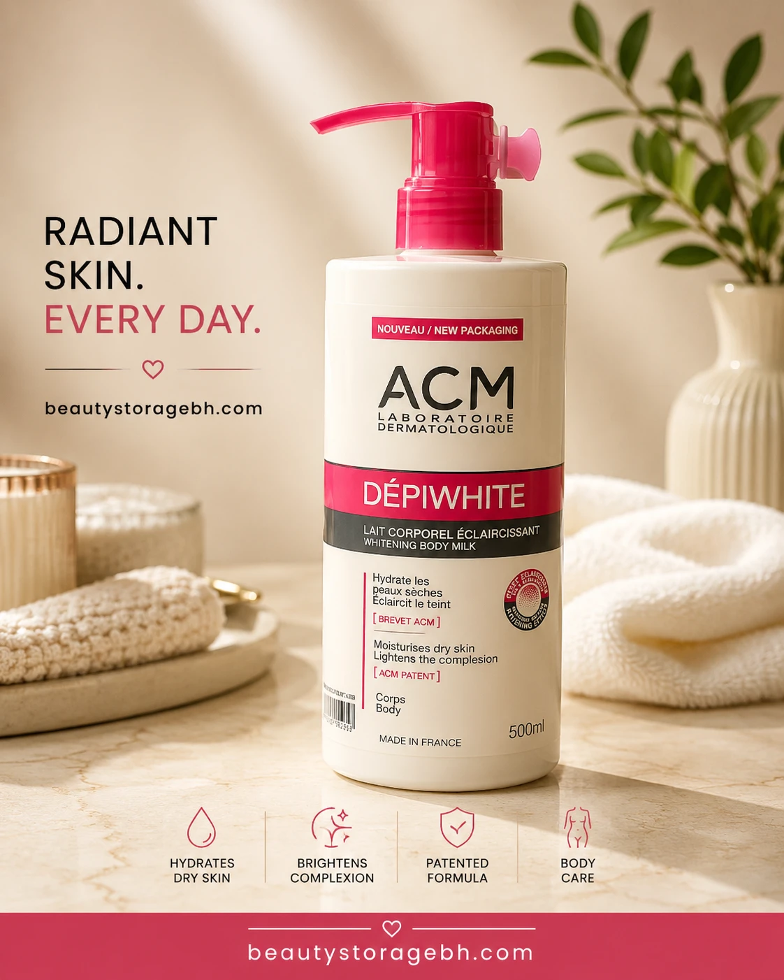 ACM Dépiwhite Whitening Body Milk (500ml)