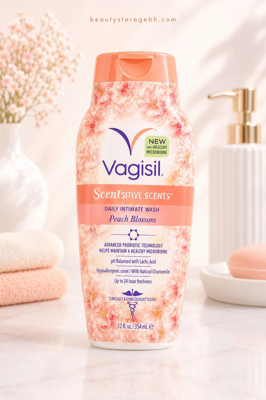 Vagisil Sensitive Scents Daily Intimate Wash Peach Blossom Daily Intimate Wash