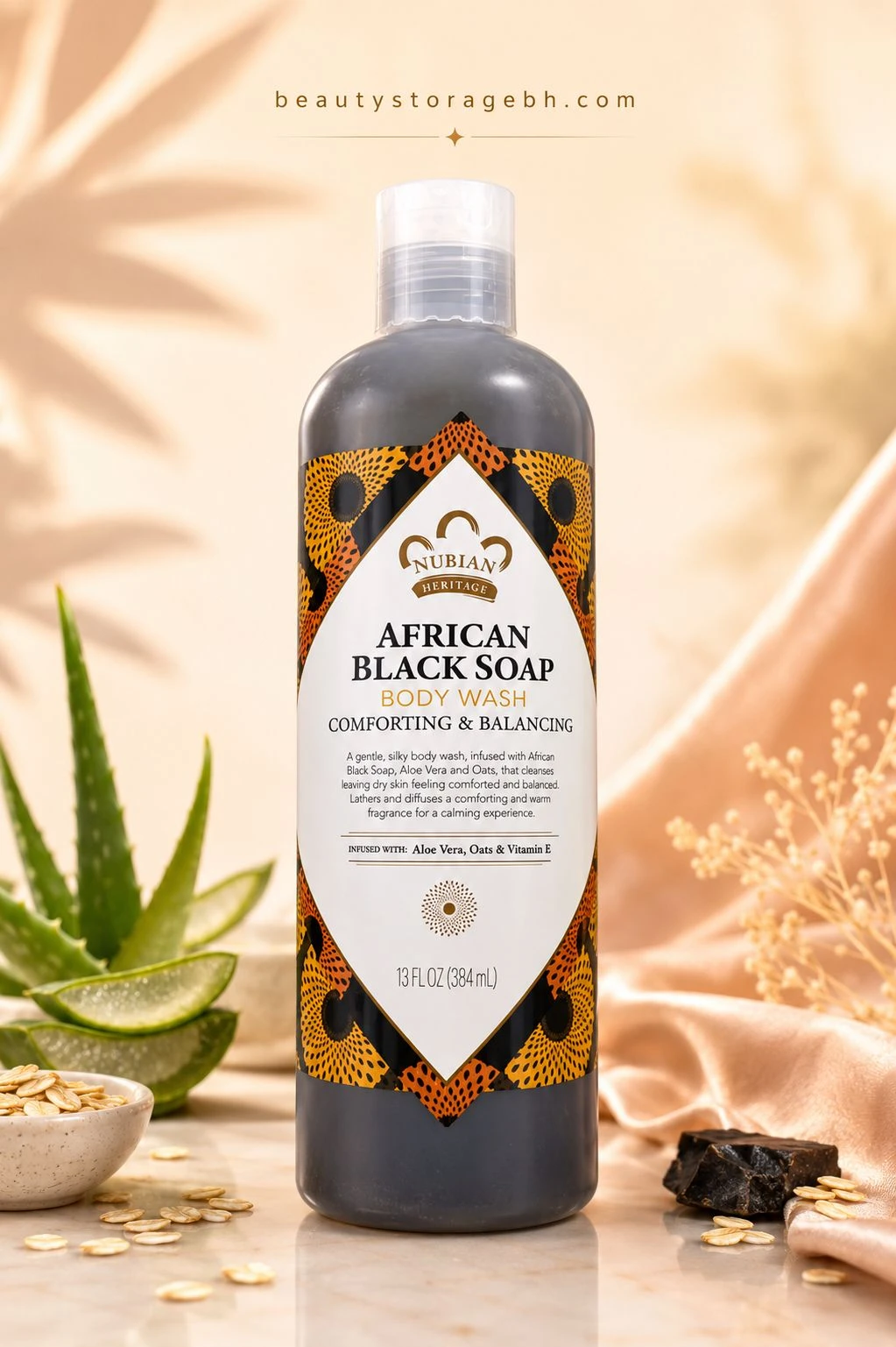 Nubian Heritage African Black Soap Body Wash
