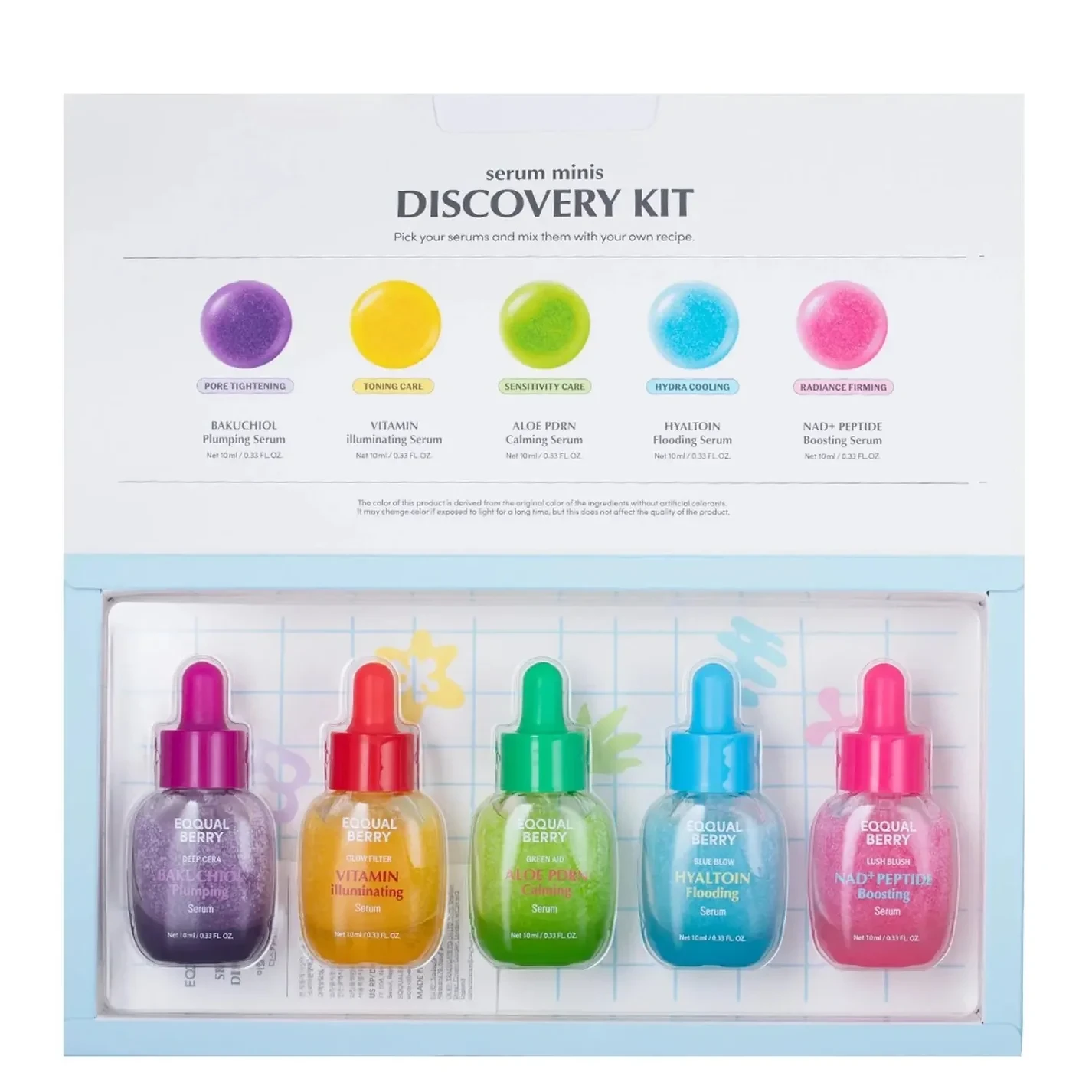 EQQUALBERRY Serum Discovery Kit (5 Mini Serums)
